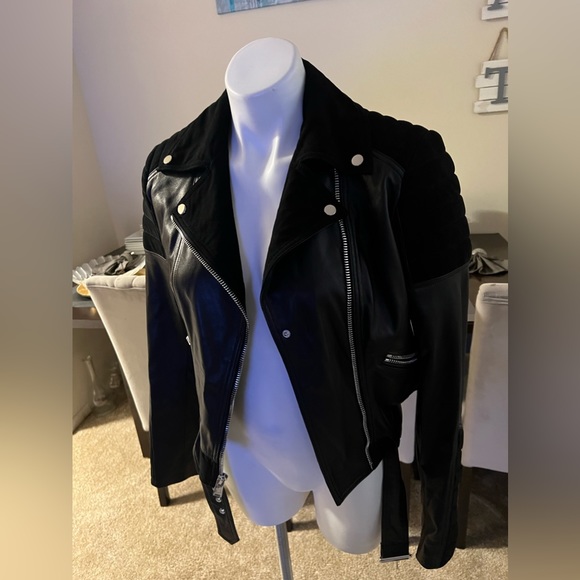 Artelier by Nicole Miller 100 % buttery soft Genuine Leather Jacket .NWOT size S - Picture 5 of 16